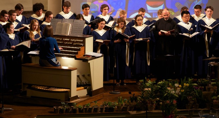 HC organ with chapel choir